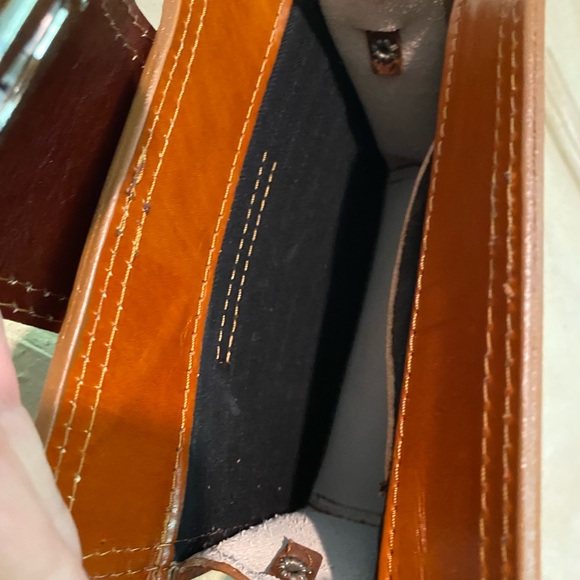 Vera Pelle leather purse, made in Italy. - Picture 5 of 6